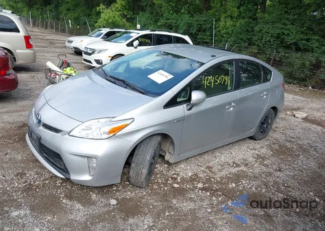 2013 Toyota Prius Two from USA, damaged, VIN JTDKN3DU8D5577456